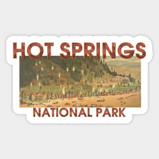 Hot Springs National Park Sticker